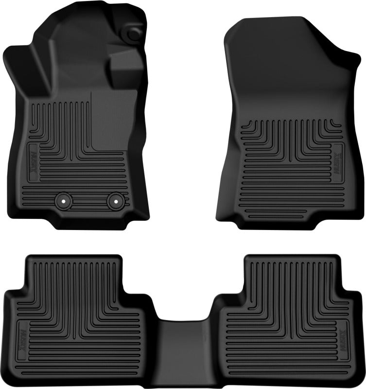Husky Liners 25-26 Subaru Forester WeatherBeater Front & 2nd Row Floor Liners - Black