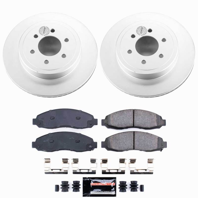 Power Stop 03-04 Dodge Dakota Front Z23 Coated Brake Kit