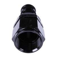 Russell 12AN Twist-Lok Straight Hose End - Black