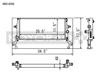 Koyo 22-26 Hyundai Elantra N All Aluminum Radiator