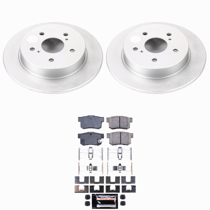Power Stop 07-13 Suzuki SX4 Rear Z23 Coated Brake Kit