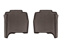 WeatherTech 14-16 Land Rover-Range Rover Rear FloorLiner - Cocoa Long Wheelbase w/ 2nd Row Console