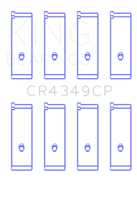 King Engine Bearings Toyota Scion XA/XB 1NZFE (Size 1.0) Tri-Metal Copper Lead Rod Bearing Set