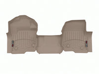 WeatherTech 2023 Ford SuperDuty SuperCab (1st Row Console/Bench Carpeted) 1st Row FloorLiner - Tan