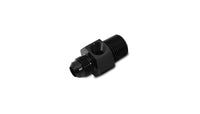 Vibrant -8AN Male to 3/8in NPT Male Union Adapter Fitting w/ 1/8in NPT Port
