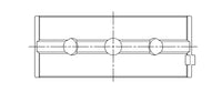 ACL Toyota 1RZ, 2RZ, 2TZ, 3RZ Inline 4 .25mm Oversized High Performance Main Bearing Set