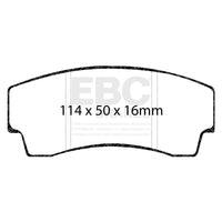 EBC 99-02 Noble M12 2.6 Twin Turbo Yellowstuff Rear Brake Pads