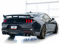 AWE 2024 Ford Mustang Dark Horse S650 RWD Track Edition Cat-Back Exhaust w/ Quad Chrome Silver Tips