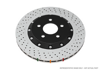 DBA 14-20 Audi A6 Front 5000 Series Drilled and Slotted Rotor w/Silver Hat
