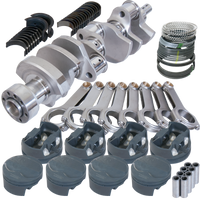 Eagle Chevy LT1 350 1Pc 3.750in Crank 6.000in H-Beam 6cc Dome 4.030in Pistons Rotating Assembly