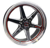 Race Star 93 Truck Star 17x7 6x5.50BC 4.00BS Direct Drill Black/Machined Wheel