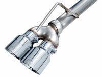 AWE Tuning 2021+ GMC Suburban/Yukon XL 5.3L 0FG Split Rear Exit Catback - Quad Chrome Silver Tips