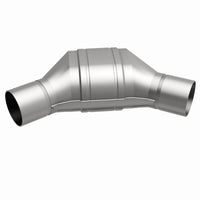 MagnaFlow Universal Catalytic Converter 2 inch Angled O/O PC2 Front