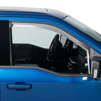 Putco 09-14 Ford F-150 Super Cab / Crew Cab- Fronts Only - Tape-On Element Chrome Window Visors