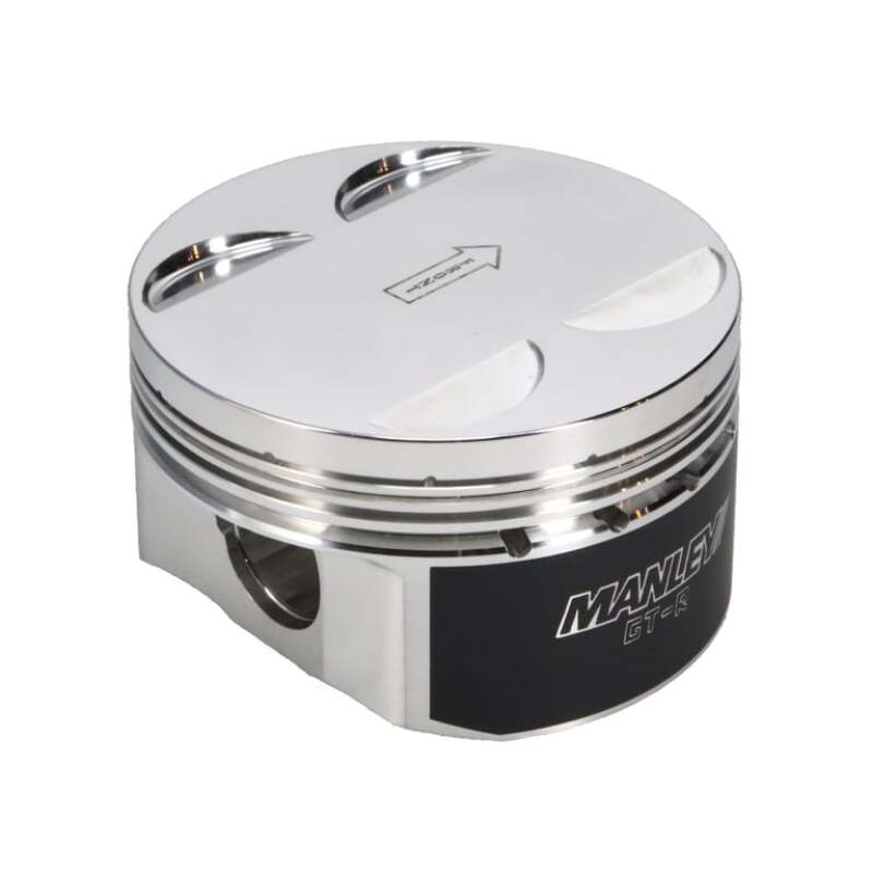 Manley Nissan GTR VR38DETT 99mm Bore 88.4mm Stroke -2cc Dish Turbo Tuff Piston Set w/ Rings