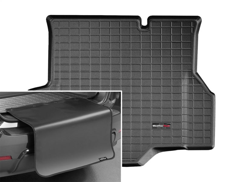 WeatherTech 11-17 Ford Fiesta Sedan Cargo Liner w/ Bumper Protector - Black