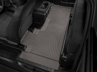 WeatherTech 2015+ Ford F-150 Supercab Rear FloorLiner - Cocoa w/ First Row Bucket Seats