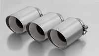 Remus 2018 Honda Civic Type-R FK8 2.0T 102mm Straight Chrome Tail Pipe Set (Triple Tip)