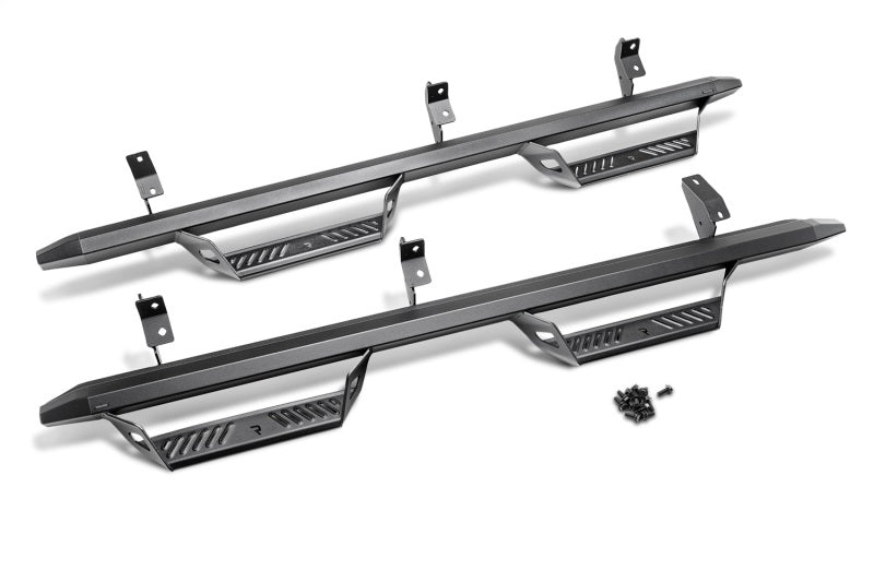 N-Fab Predator Pro Step System 15-17 GMC/Chevy Canyon/Colorado Crew Cab - Tex. Black