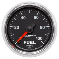 Innovate MTX Analog Fuel Pressure 0-100psi Gauge Kit - Black Dial