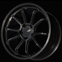 Advan RZ-DF2 for Porsche 20x9.0 / +56 Offset / 5x130 / 71.6mm Bore / Racing Titanium Black