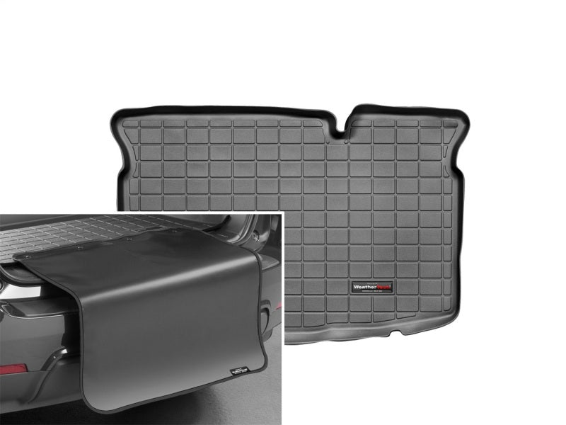 WeatherTech 07-14 Mazda Mazda2 Hatchback Cargo Liner w/ Bumper Protector - Black