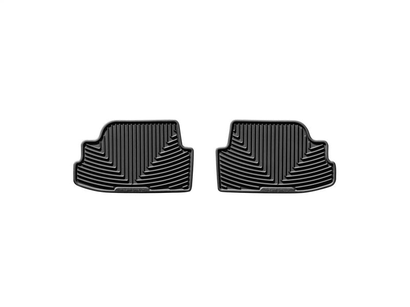 WeatherTech 07+ BMW 1-Series (E82/E88) Rear Rubber Mats - Black