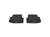 WeatherTech 07+ BMW 1-Series (E82/E88) Rear Rubber Mats - Black