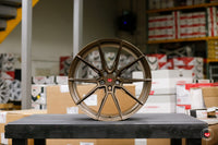 Vossen EVO-2R 20x10 / 5x120 / ET23 - Satin Bronze Wheel - (C8 Z06 - Front)