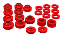 Energy Suspension CJ5-7 Body Mounts - Red