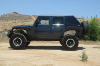 DV8 Offroad 07-18 Jeep Wrangler JK 2 Piece Fast Back Hard Top 4 Door - Black (DS Only)