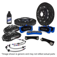 EBC Racing 93-02 Toyota Supra 3.0TT Black Apollo-6 Calipers 355mm Rotors Front Big Brake Kit