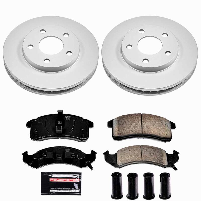 Power Stop 92-93 Buick LeSabre Front Z23 Coated Brake Kit