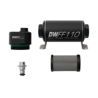 DeatschWerks DWFFR-X 110mm Billet Fuel Filter Regulator - 10 Micron