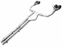 AWE 2024 Ford Mustang Dark Horse S650 RWD Track Edition Cat-Back Exhaust w/ Quad Diamond Black Tips