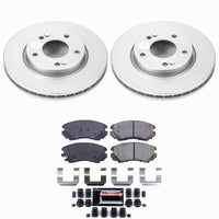 Power Stop 07-10 Hyundai Elantra Front Z23 Coated Brake Kit