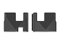 WeatherTech 2014+ Toyota Highlander 3rd Row Rear Rubber Mats - Black
