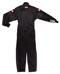 RaceQuip Black Trim SFI-1 JR. Suit - Kids Large