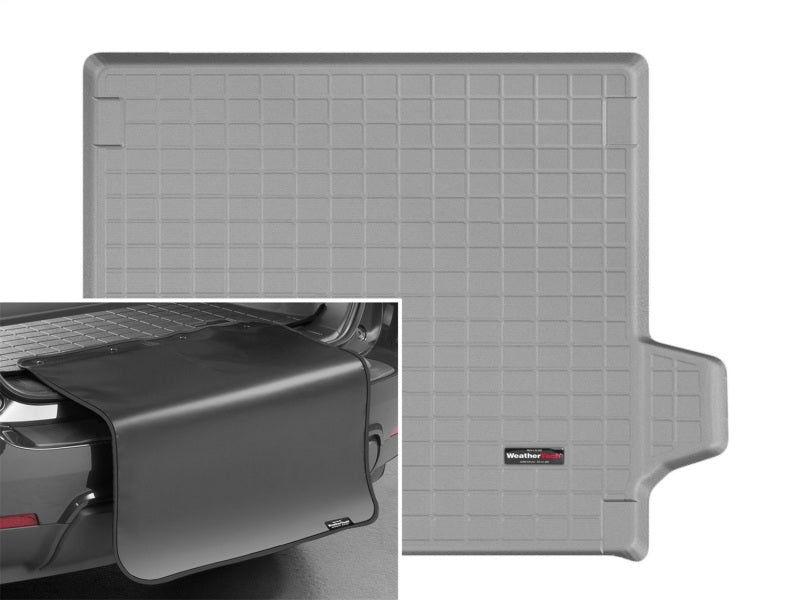 WeatherTech 14+ Land Rover Range Rover Sport 5 Passenger Cargo Liners w/ Bumper Protector - Grey