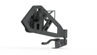 Road Armor 18-20 Jeep Wrangler JL Stealth Rear Tire Carrier Assembly - Tex Blk