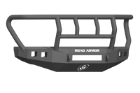 Road Armor 17-20 Ford F-250 Stealth Front Bumper w/Titan II Guard Standard Flare - Tex Blk