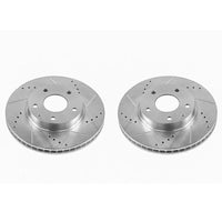 Power Stop 14-16 Mazda 3 Front Evolution Drilled & Slotted Rotors - Pair