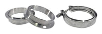 Torque Solution Stainless Steel V-Band Clamp & Flange Kit - 2in (50mm)