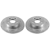 Power Stop 12-16 Mercedes-Benz C250 Rear Evolution Drilled & Slotted Rotors - Pair