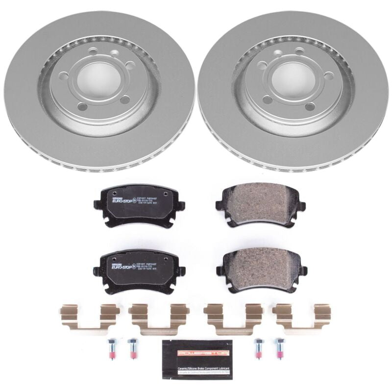 Power Stop 04-09 Audi S4 Rear Euro-Stop Brake Kit
