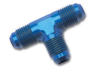 Russell Performance -6 AN Flare Tee Fitting (Blue)