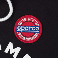 Sparco Sweatshirt Hooded 77 Black MED