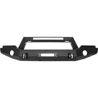 Westin 07-18 Jeep Wrangler JK WJ2 Full Width Front Bumper w/LED Light - Tex. Blk