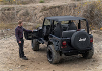 Rampage 97-06 Jeep Wrangler TJ Frameless Trail Soft Top Kit - Black Diamond