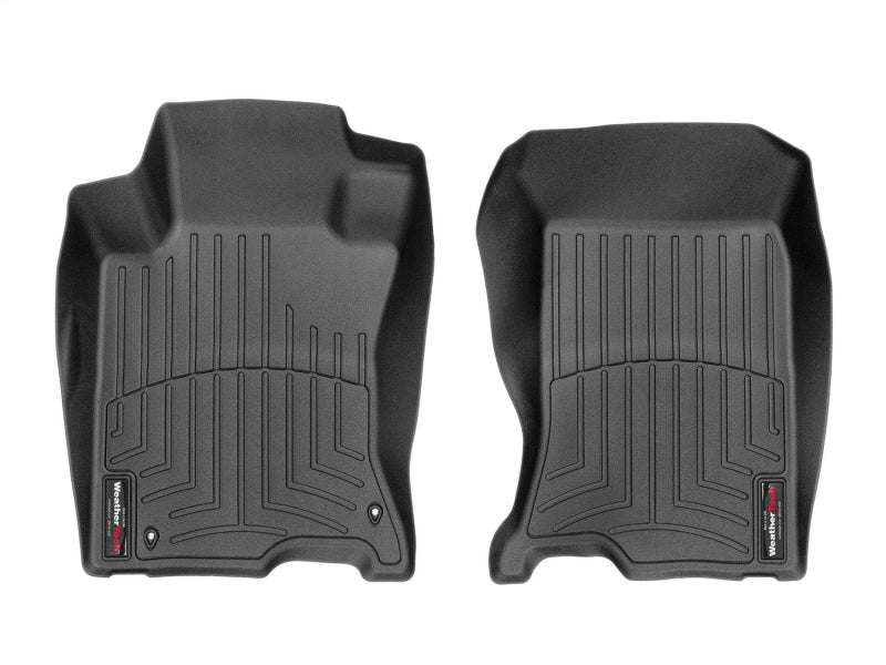 WeatherTech 10-15 Honda Crosstour Front FloorLiner - Black (4WD; Hook Retention)